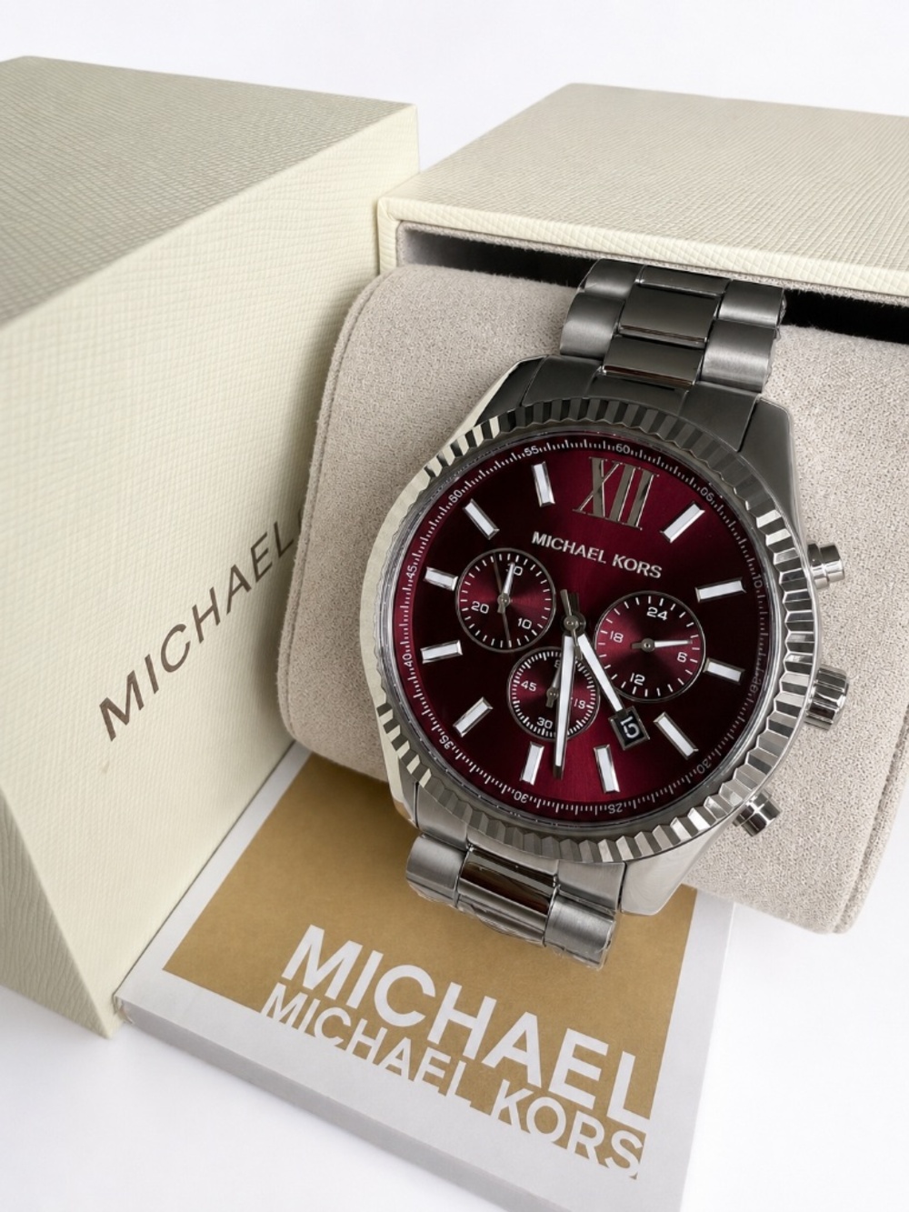 BRAND NEW Michael Kors Men's Lexington Chronograph Watch MK9242